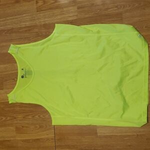 Xersion fluorescent green running tank size medium